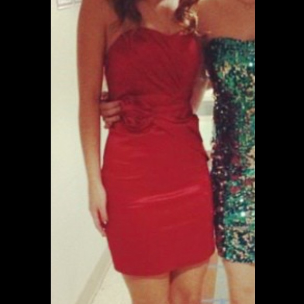 Short Red Cocktail Dress